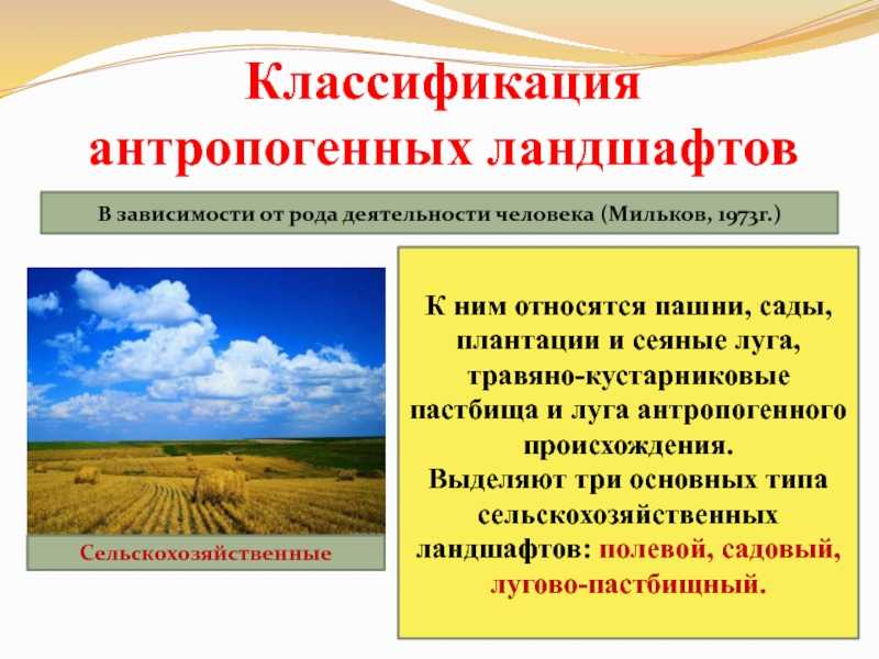 Проектирование природно-антропогенных комплексов