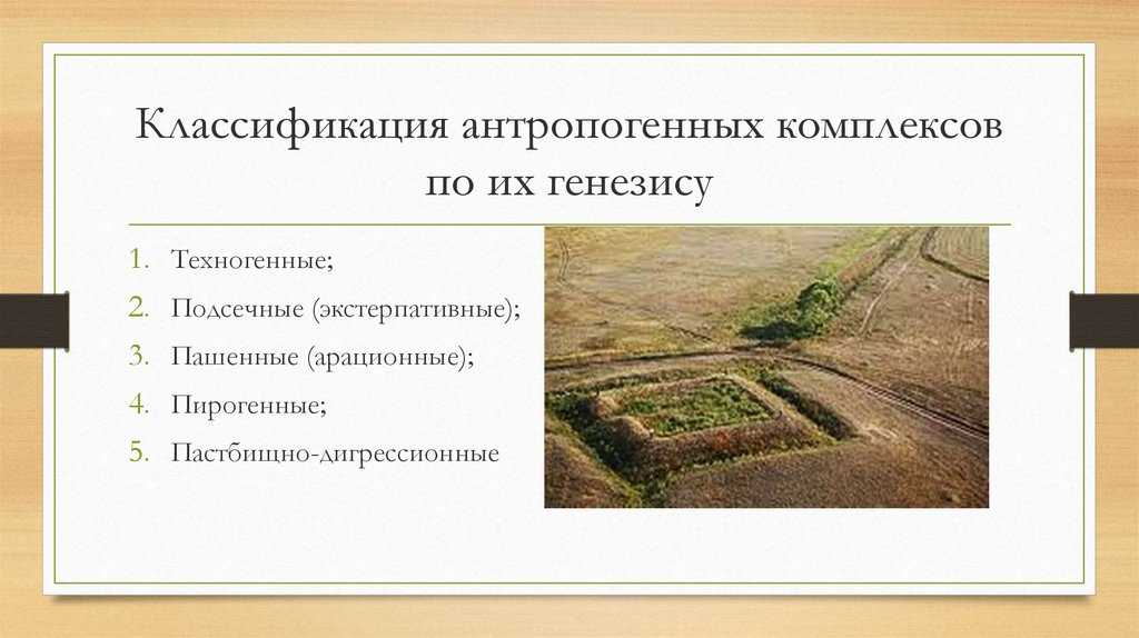 Что такое антропогенный комплекс? - ответы на вопросы