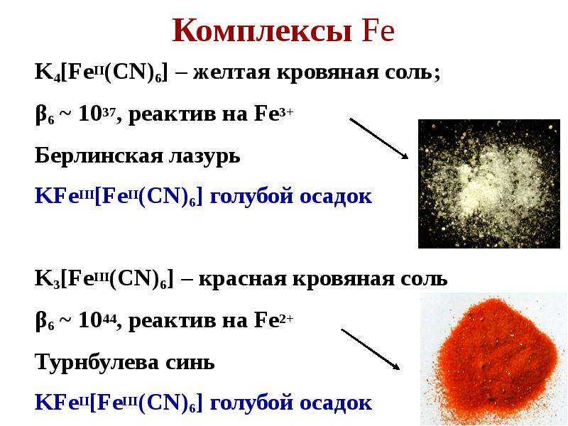 Гексацианоферрат (iii) калия — свойства, получение и применение