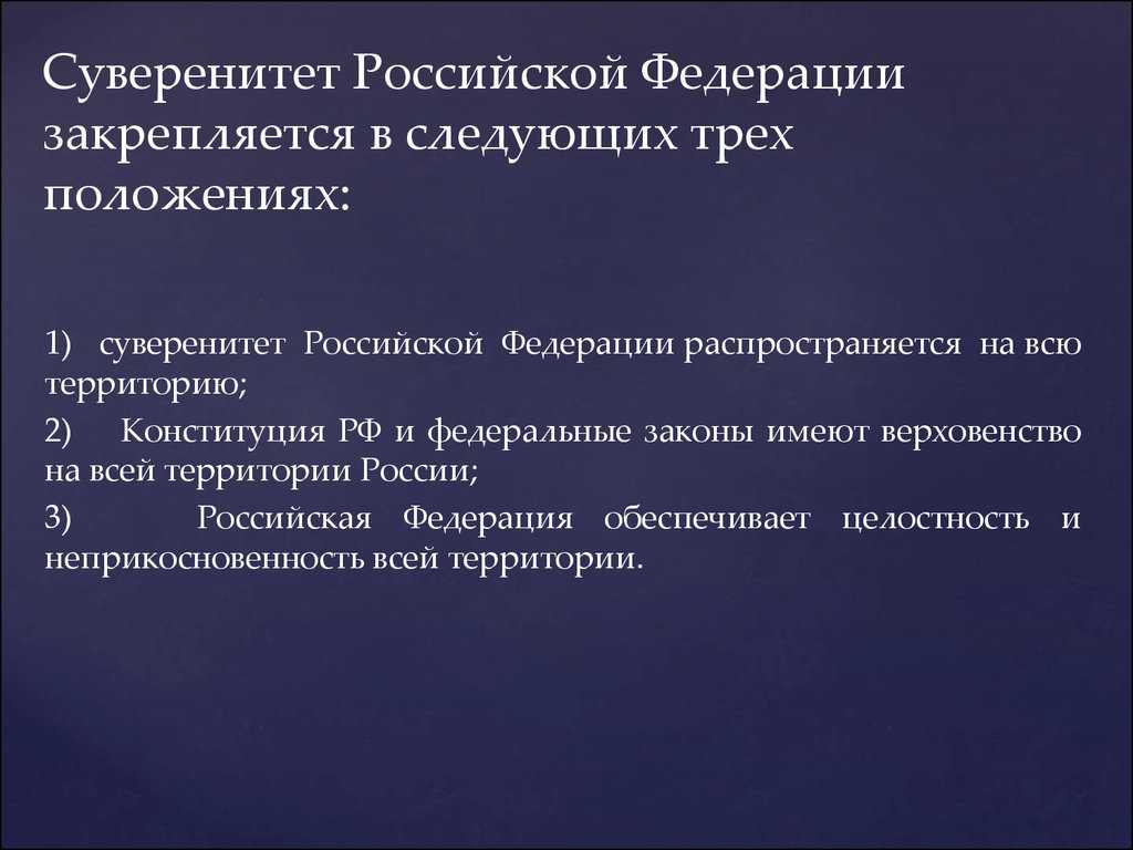 Конституционное право россии