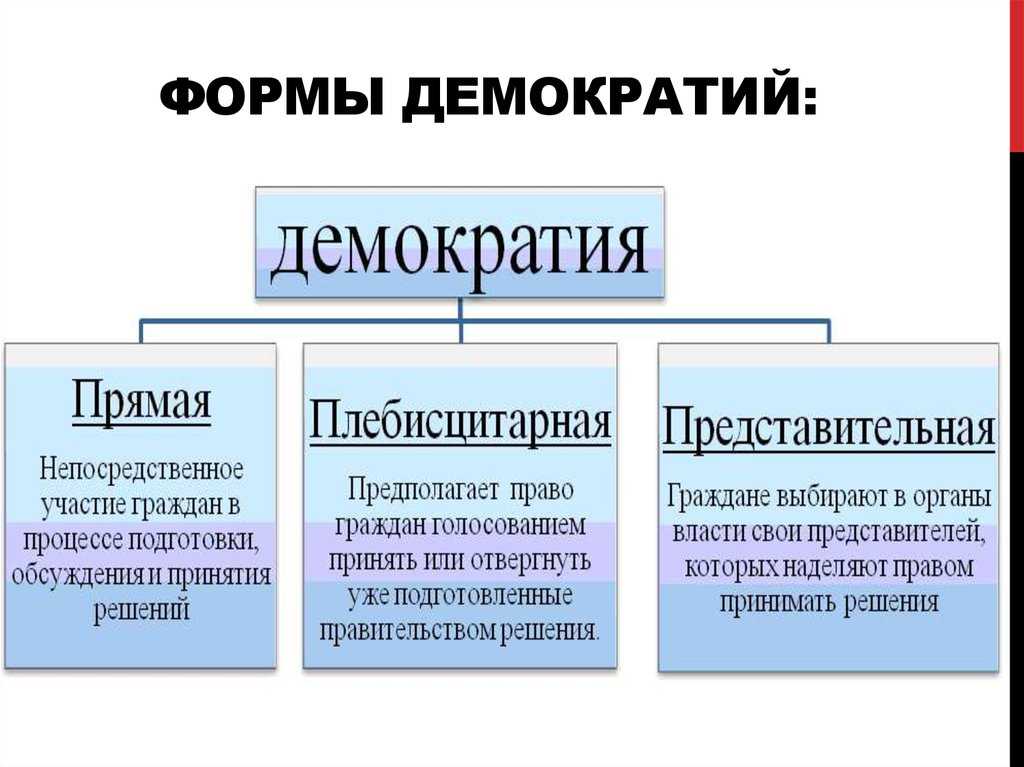Какие виды демократии существуют