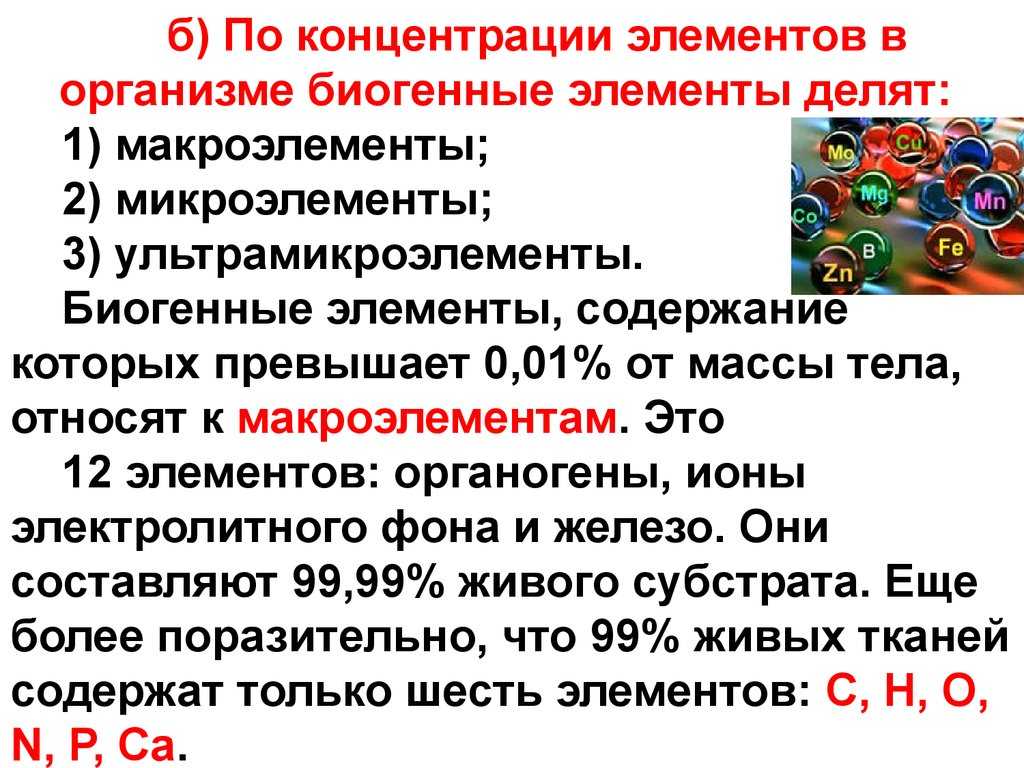 Биогенные элементы в организме человека. реферат. химия. 2011-10-11