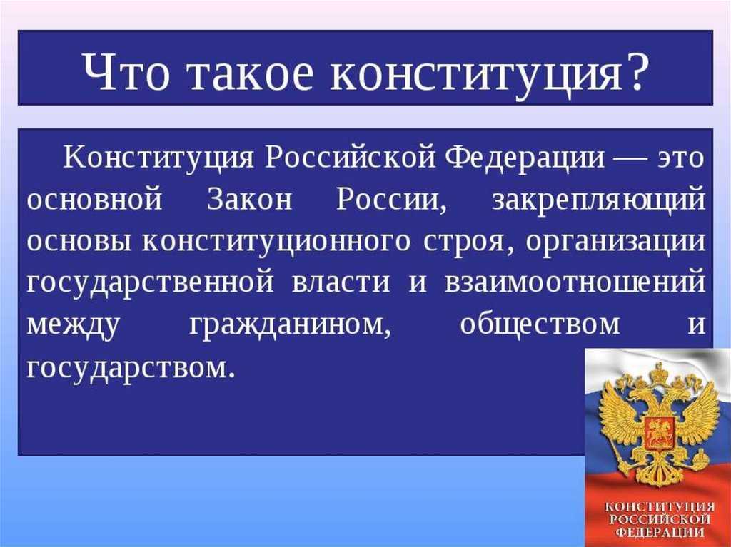 Соотношение конституции рф и конституций (уставов) субъектов в составе российской федерации