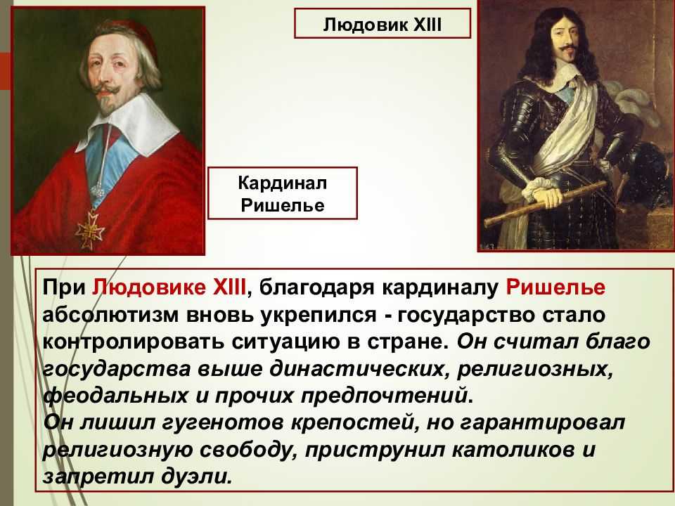 Абсолютная монархия во франции