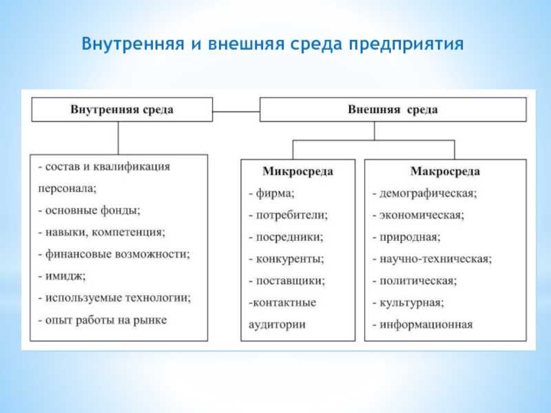 Внешняя среда организации