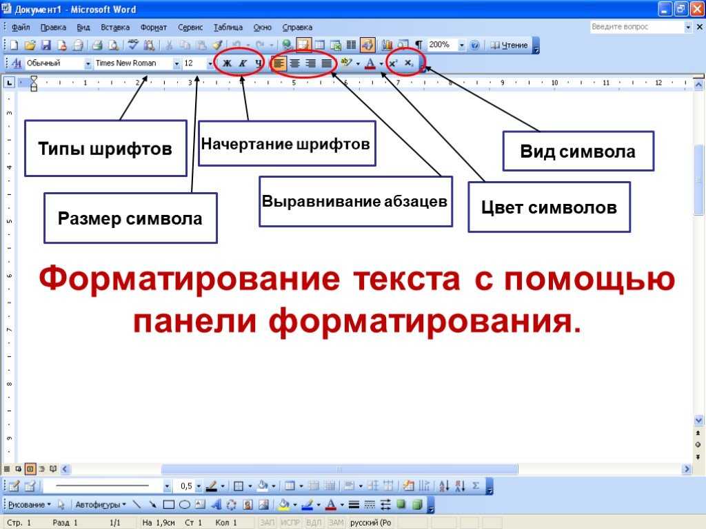 Учимся редактировать и форматировать текст в текстовом редакторе microsoft word