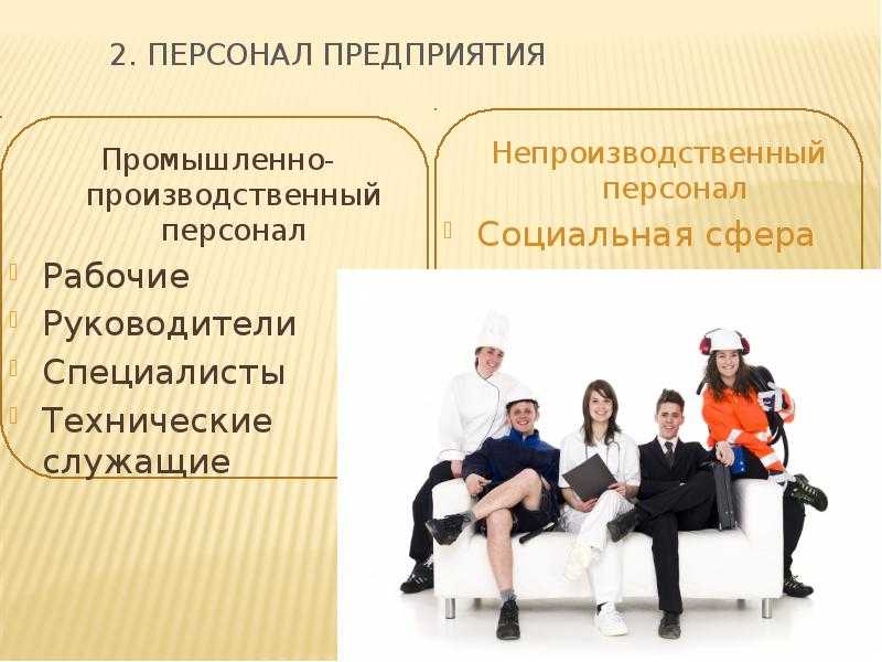 Состав персонала предприятия. что включает. системы работы с персоналом