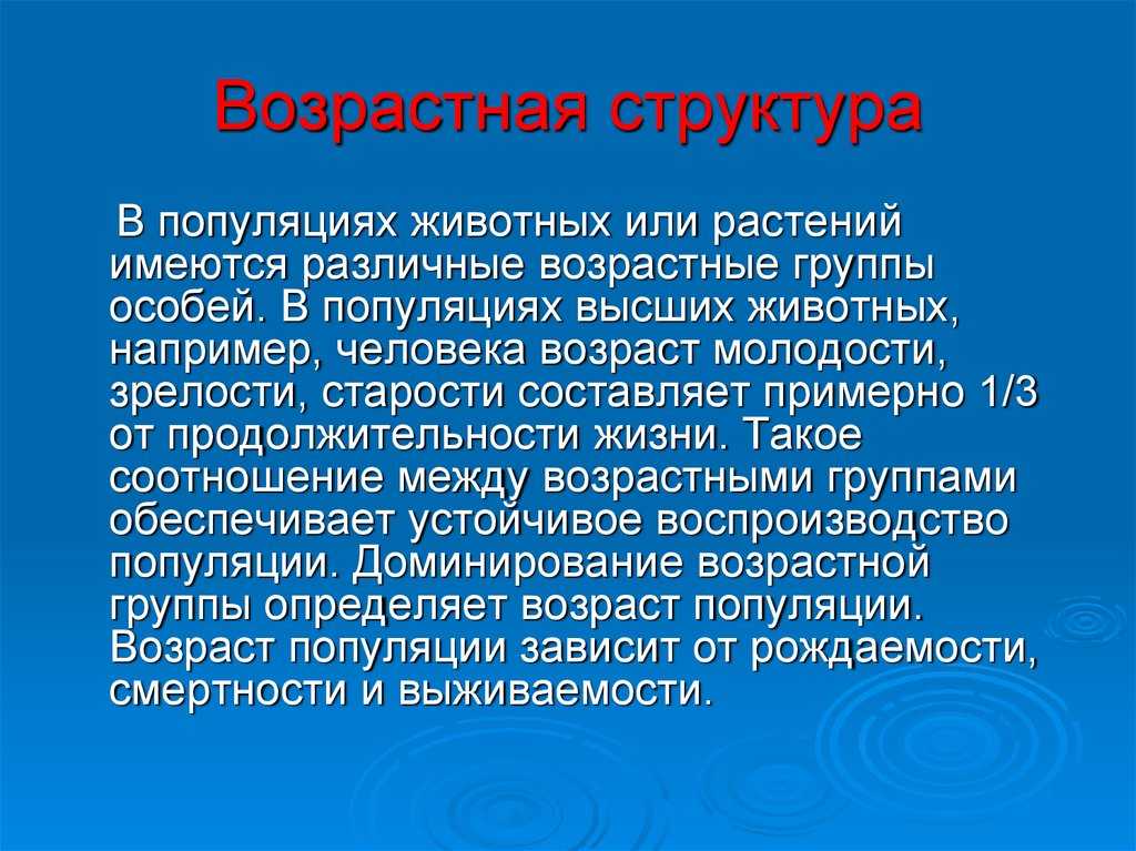 Структура популяций