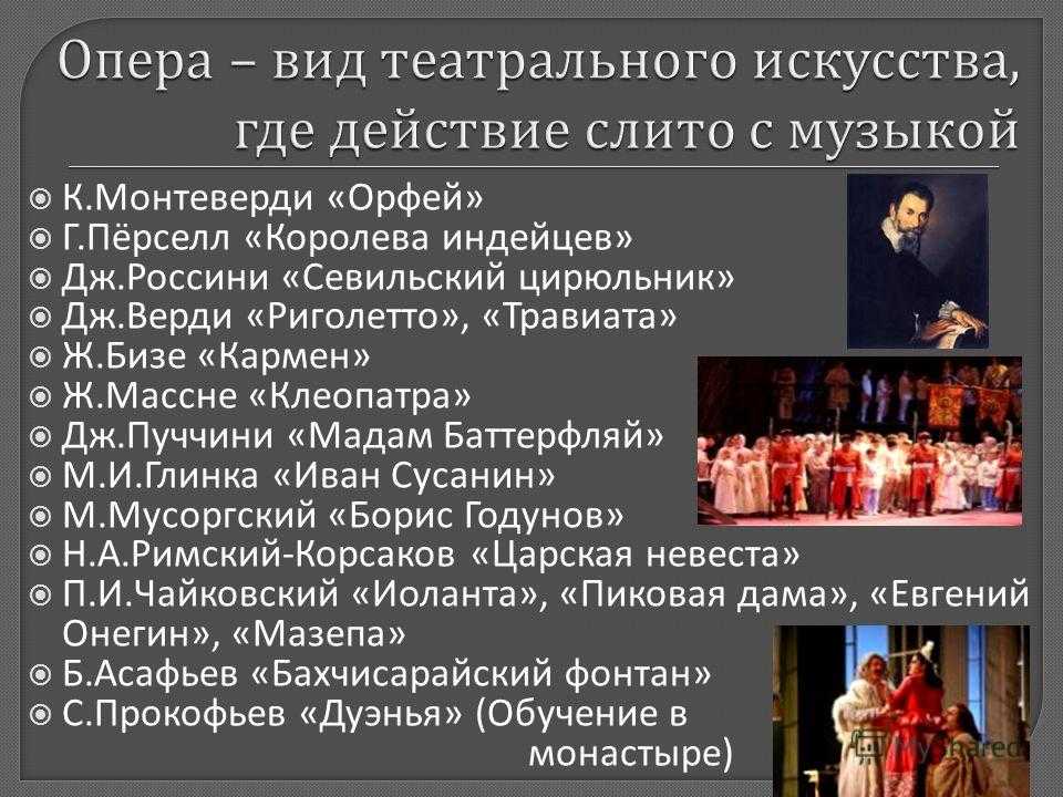 Структура оперы: основные элементы и их значение