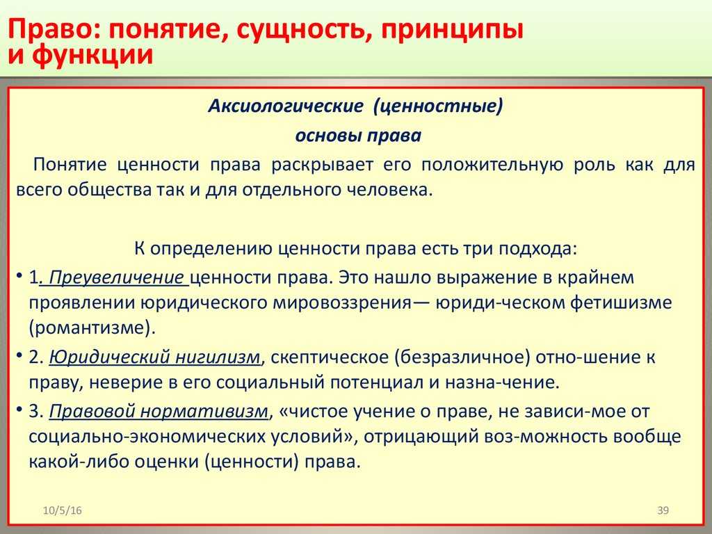 Введение: что такое право?