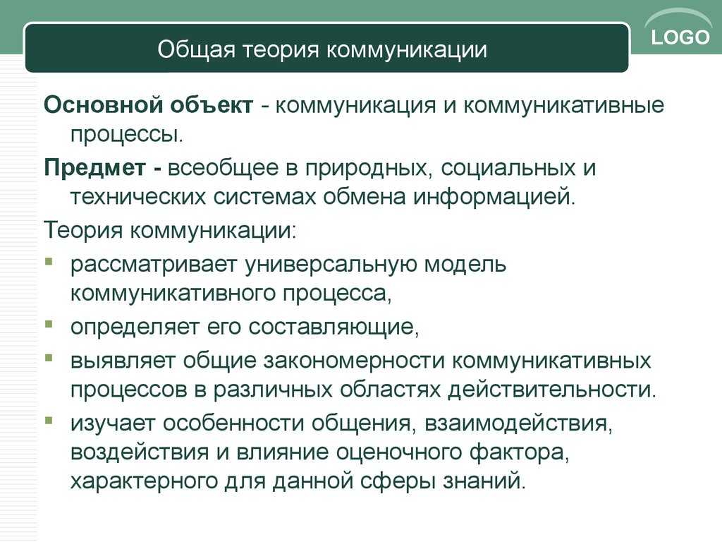 Законы общения