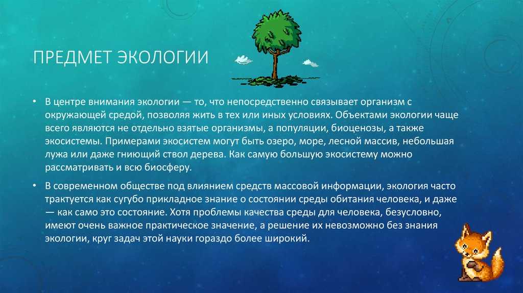 Предмет, структура и задачи экологии | экология природных ресурсов