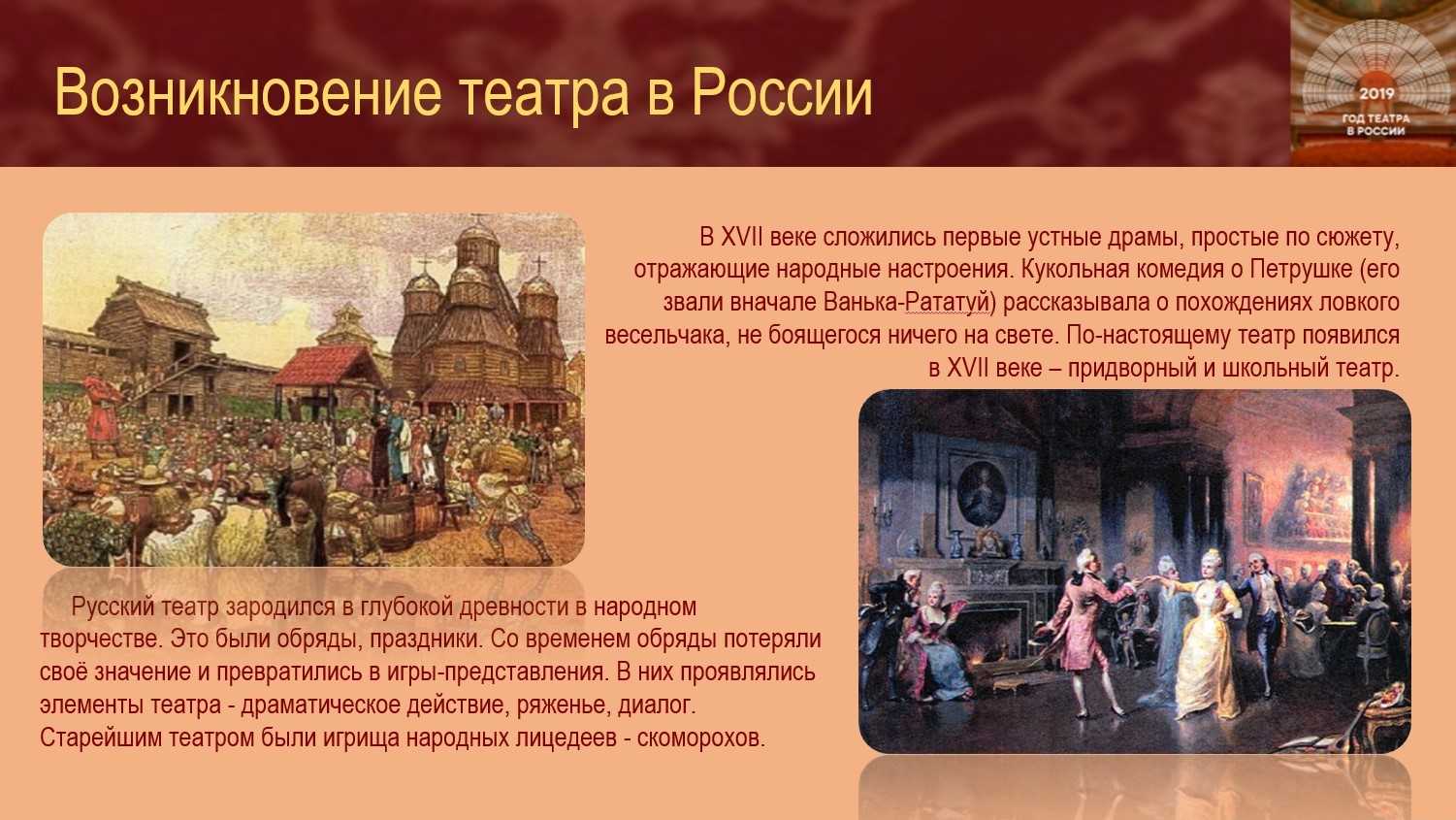 Народный театр: понятие, история, особенности