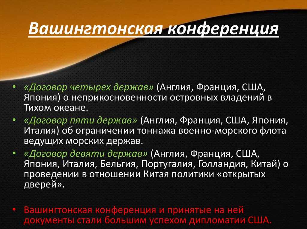 Вашингтонская конференция (1921-1922)