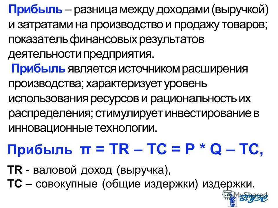 Общий доход фирмы (предприятия) - определение термина