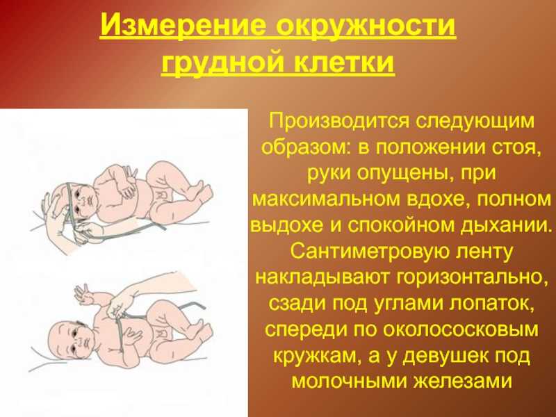 Техника проведения антропометрии грудных детей. алгоритм измерения роста