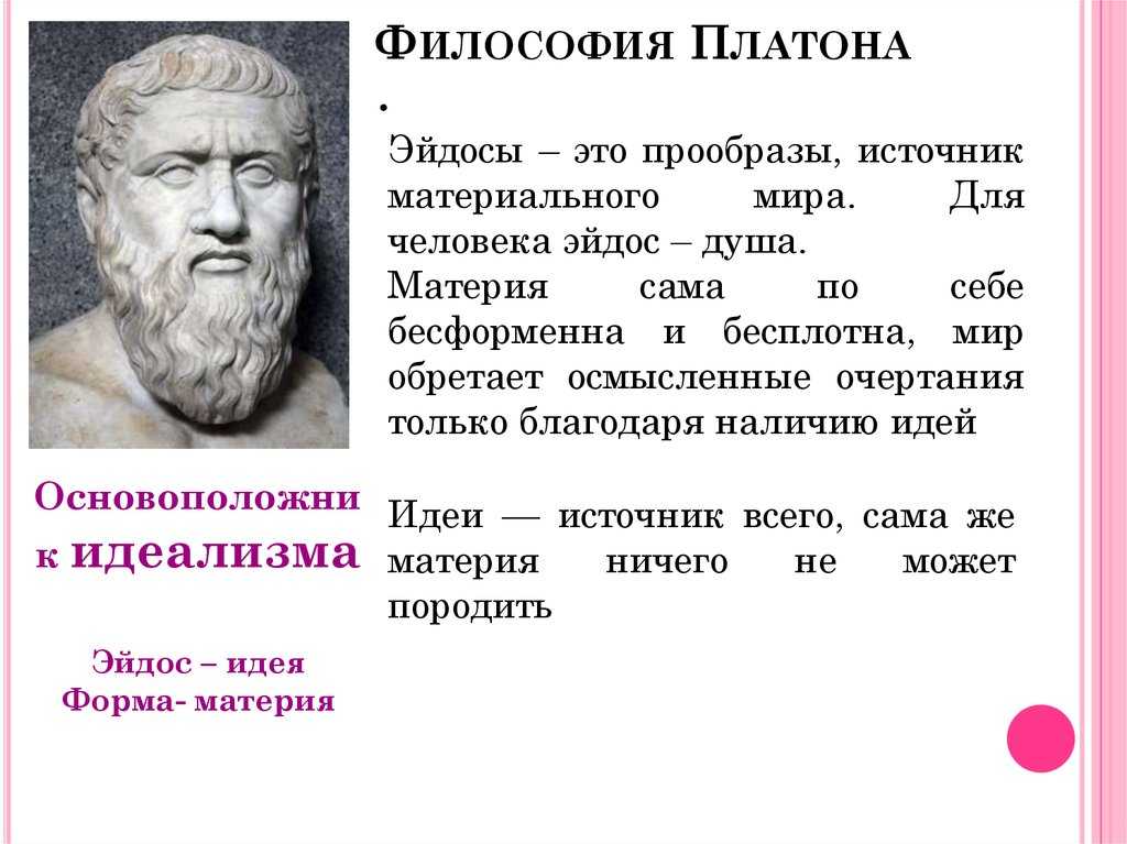 Реферат на тему: учение платона об идеях