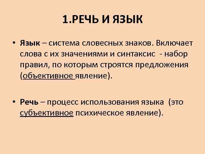 Язык, речь, текст