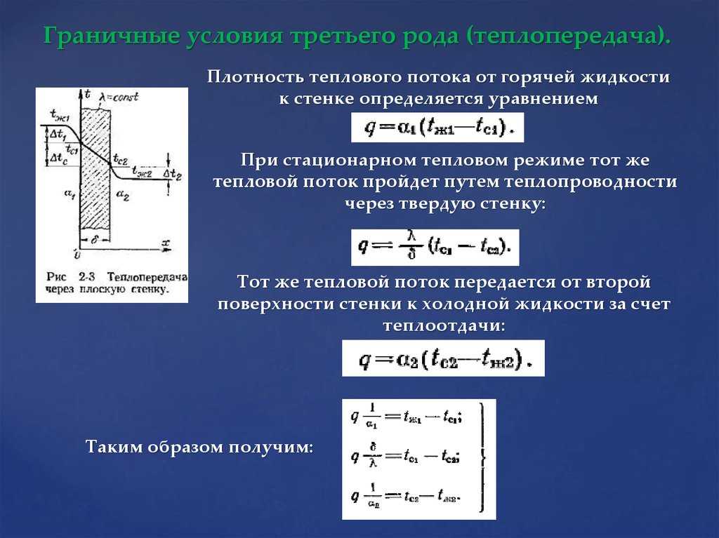 Уравнение температурного поля температурный градиент