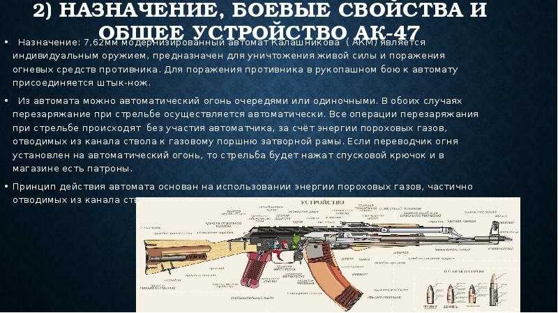 Назначение ак-74