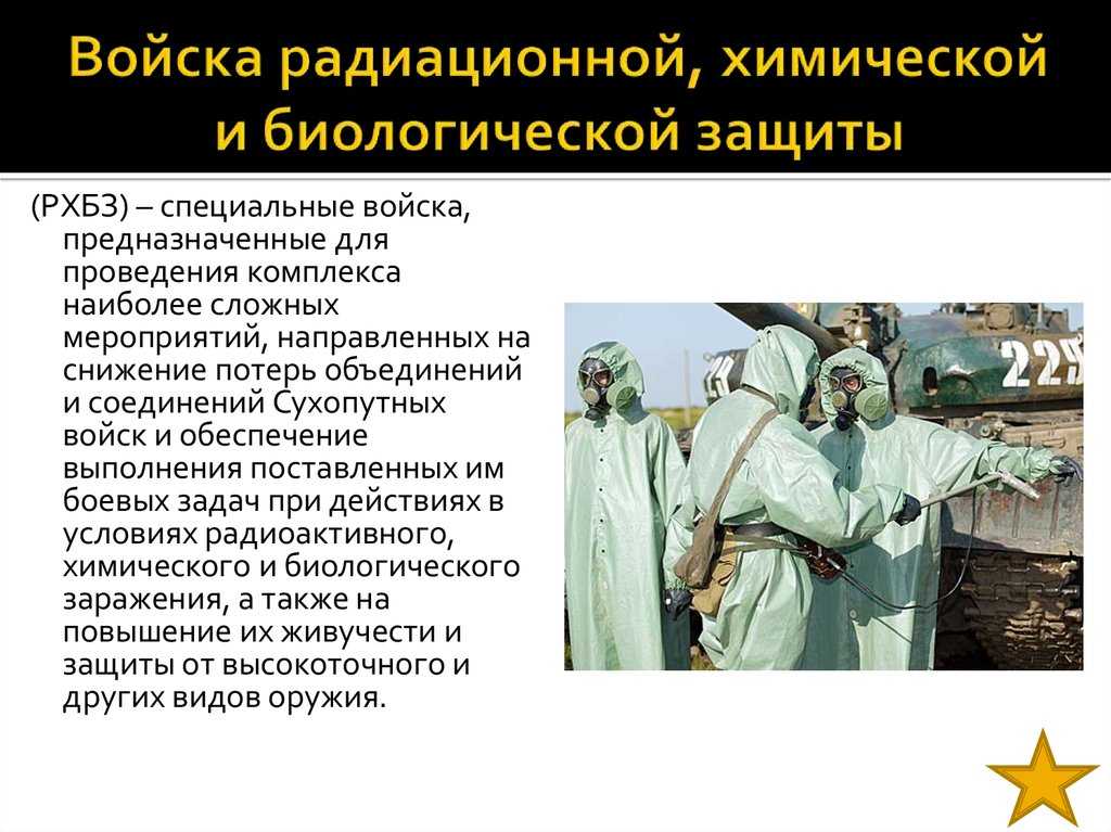 Войска радиационной, химической и биологической защиты россии