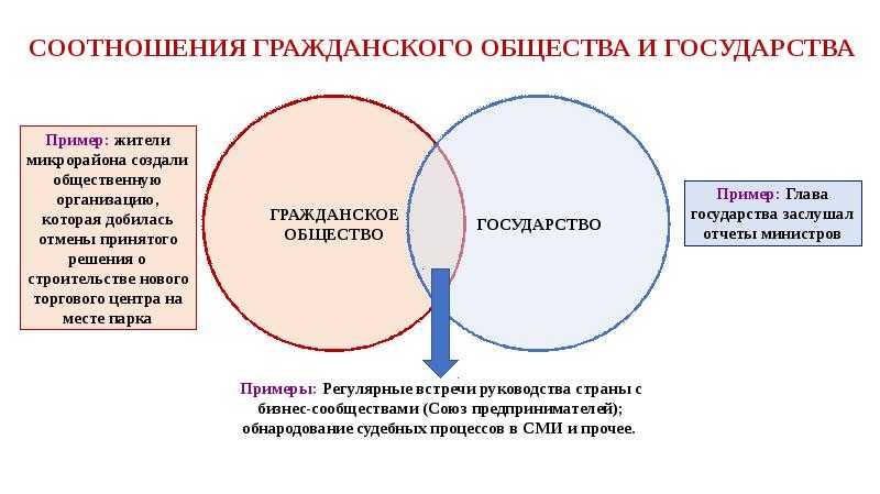 Гражданское общество и государство: проблемы взаимосвязи и взаимодействия