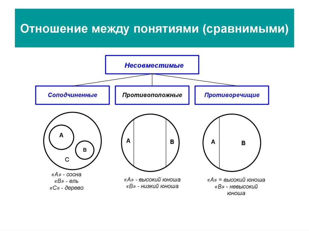 2. совместимые понятия