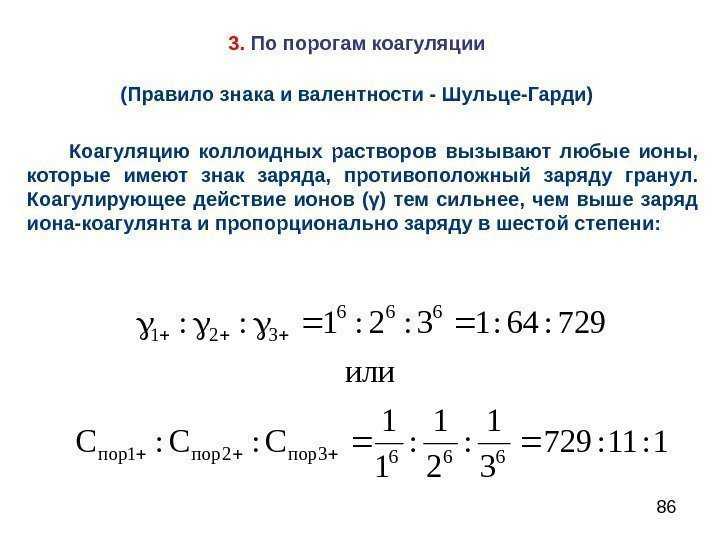 Шульце—гарди правило