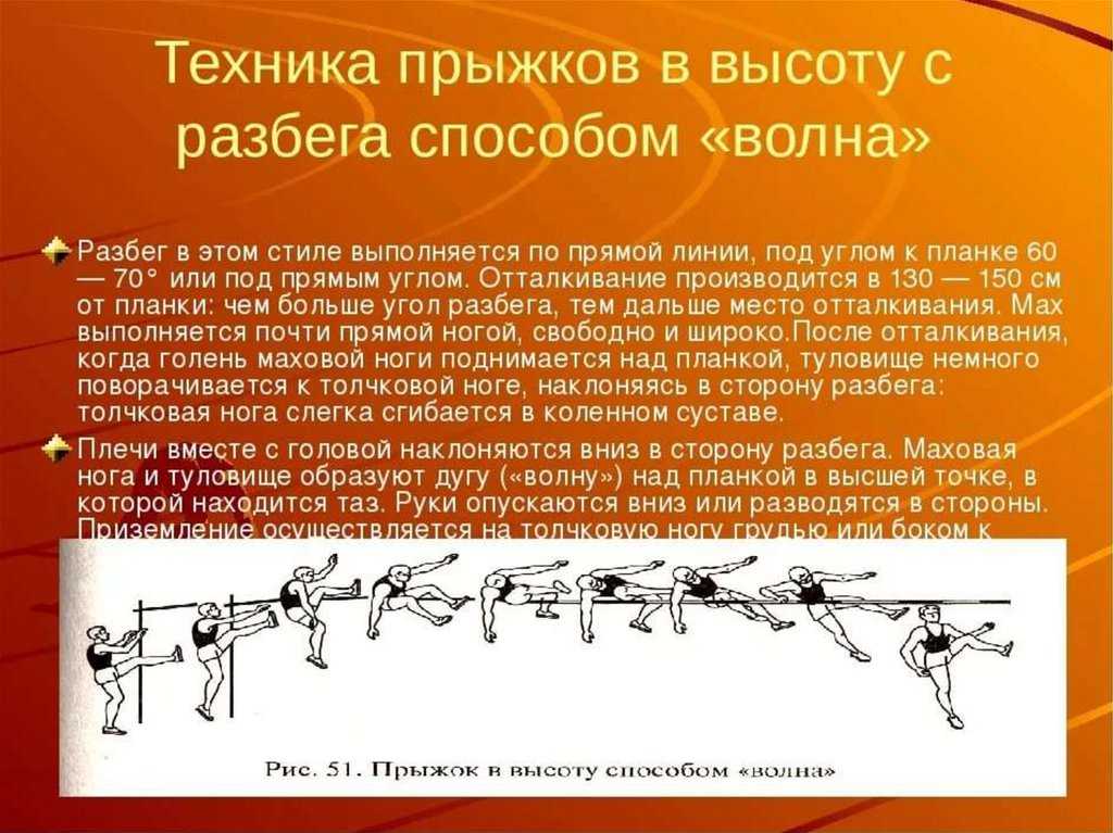 Виды и техника прыжков презентация, доклад, проект