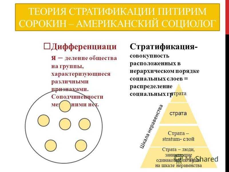 Теория социальной мобильности сорокина