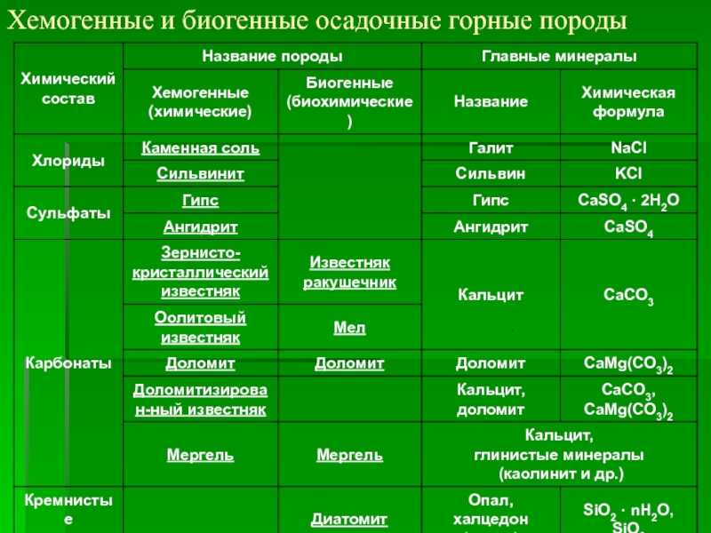 Хемогенная порода
 - большая энциклопедия нефти и газа, статья, страница 3