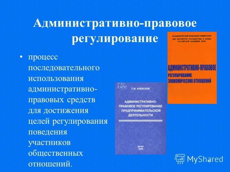 Механизм административно-правового регулирования - административное право рф (лапина м.а., 2009)