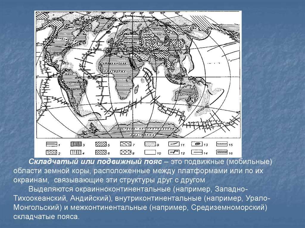 Сейсмические пояса земли – названия на контурной карте и образование