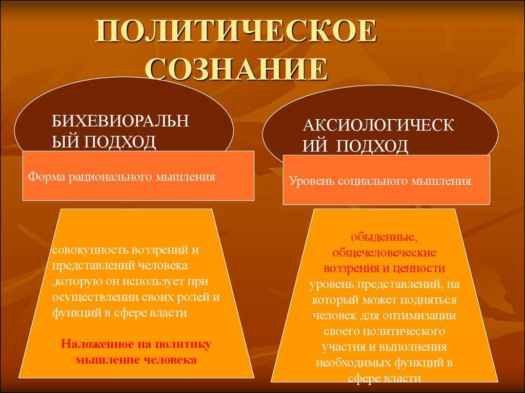 Формы и функции политического сознания