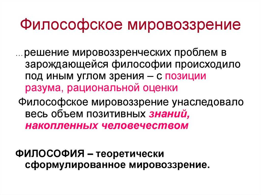 Философия как форма духовного освоения мира