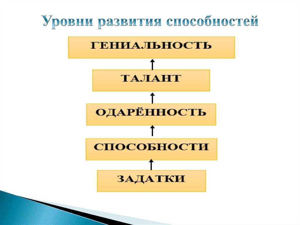 Уровни развития способностей и индивидуальные различия