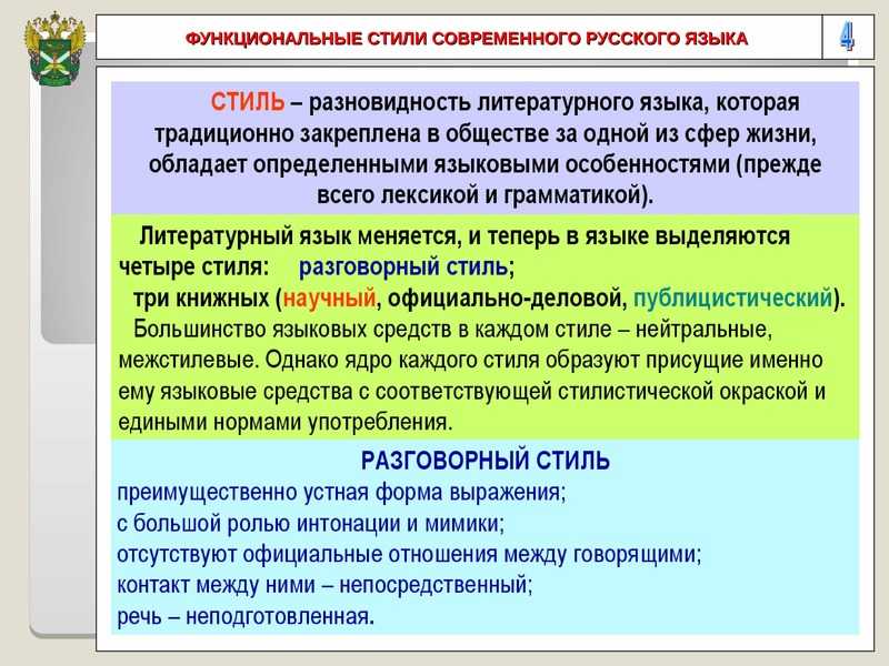 Функциональные стили речи – виды, основные особенности