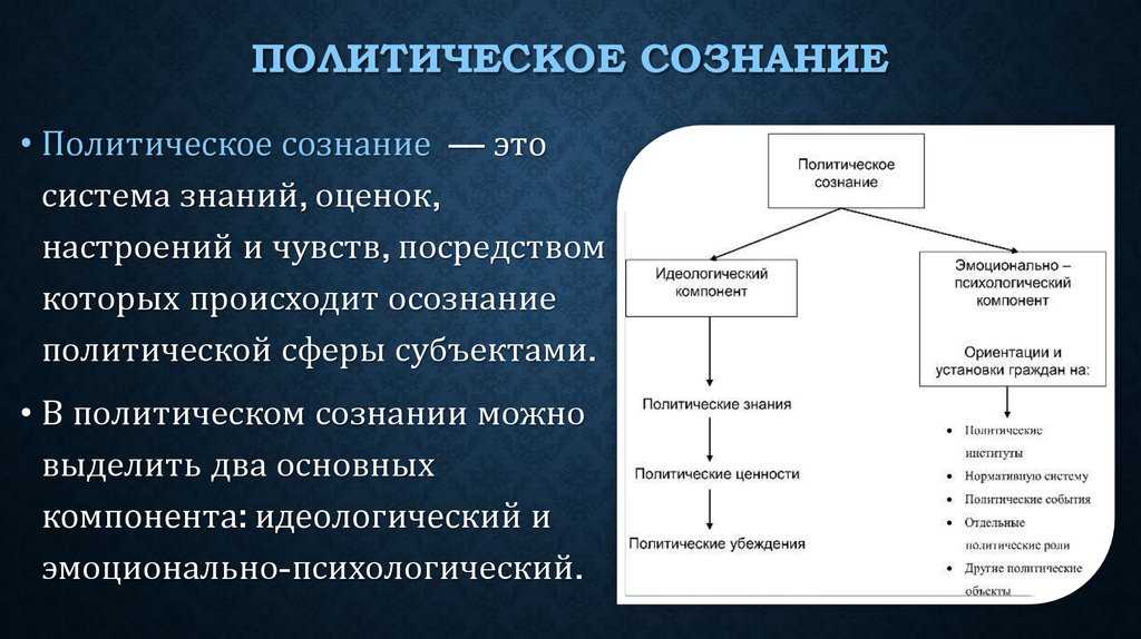 Политическое ⭐ сознание, обществознание 11 класс: описание и виды, формирование