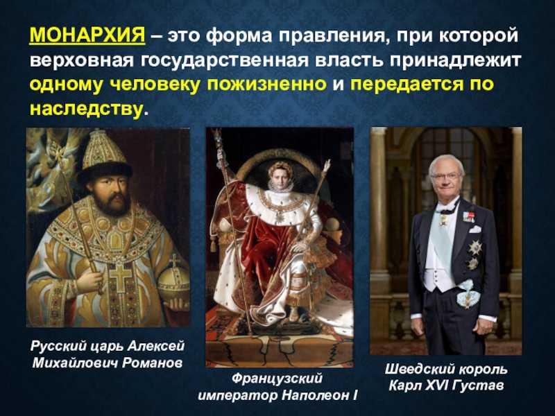 Монархия: понятие, признаки, примеры, классификация и история правления