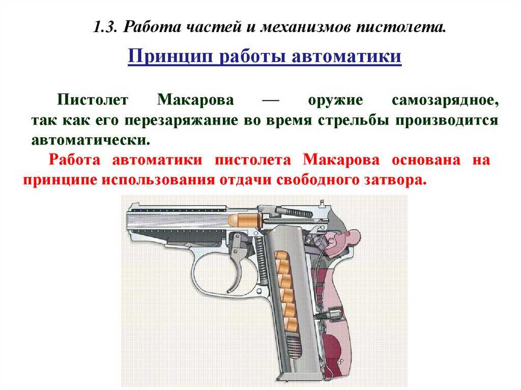 Пистолет макарова пм: ттх, основные части, калибр 9мм