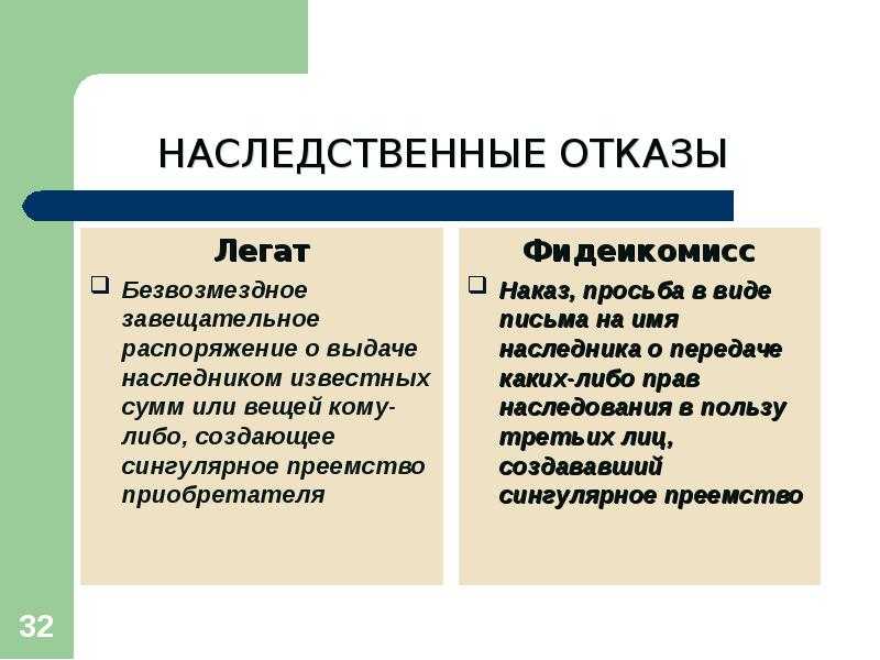 8.5. легаты и фидеикомиссы. римское право: конспект лекций.