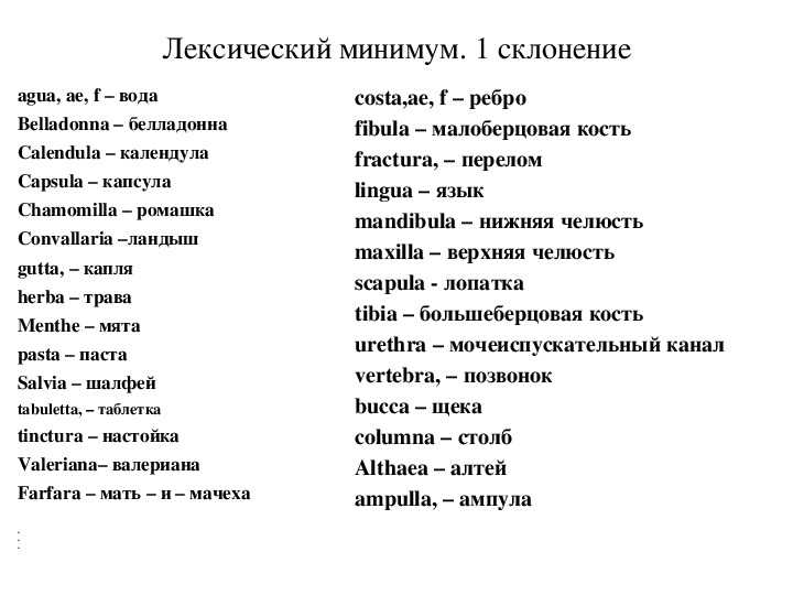 Словарь латинских терминов - l - | источники по римскому праву