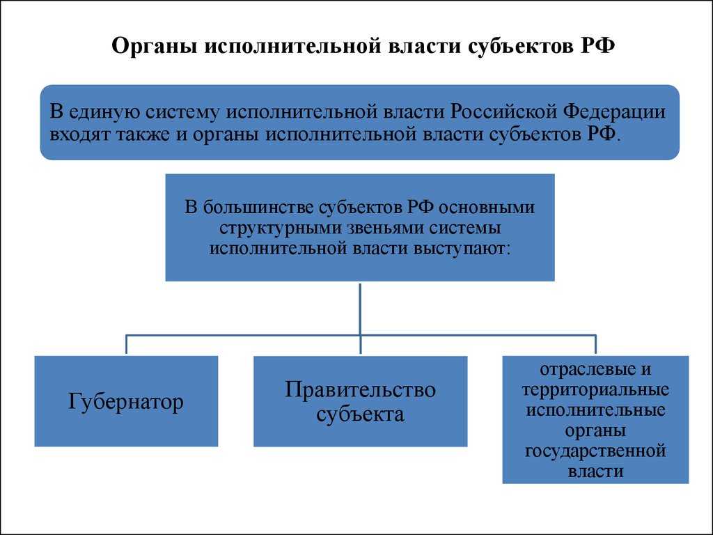 Общая характеристика органов исполнительной власти и её система в рф - административное право | юрком 74