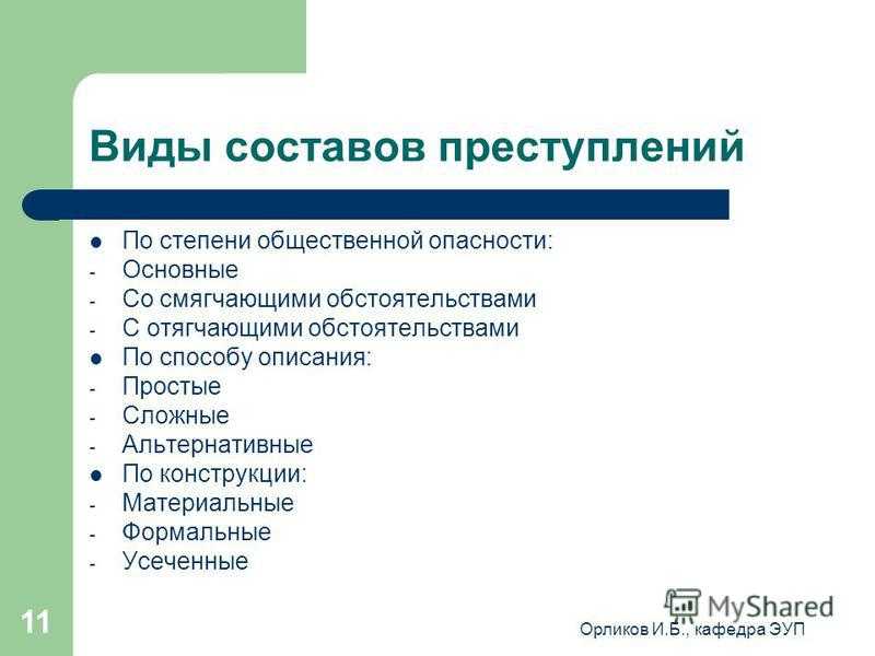 Состав преступления - уголовное право. общая часть (денисов с.а., 2017)