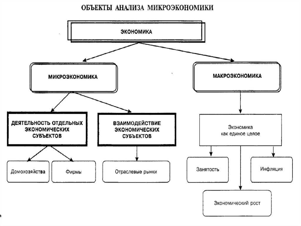 Области микроэкономики