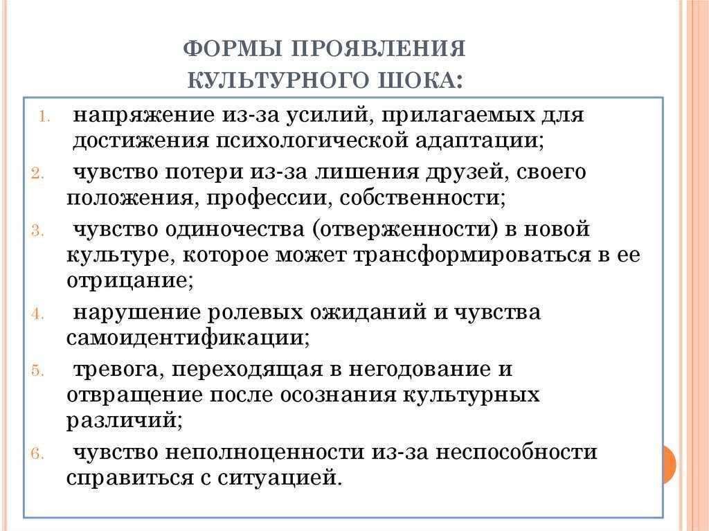 Презентация на тему шоки