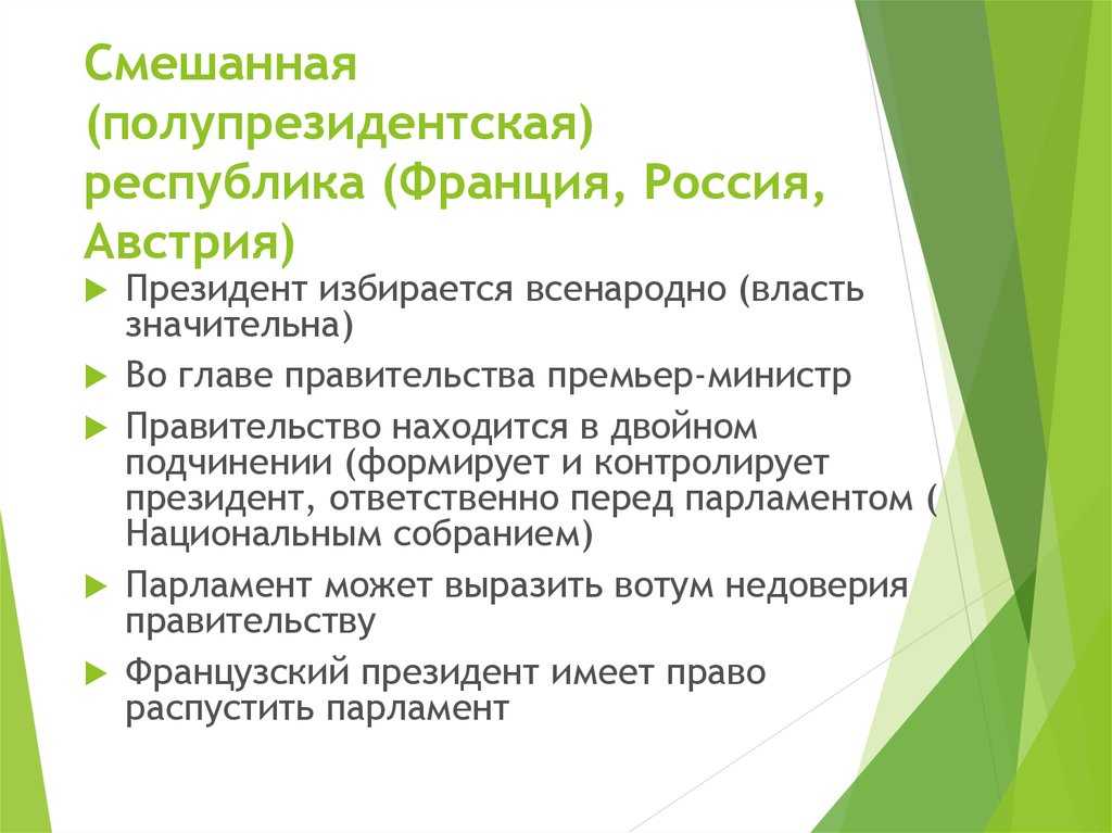 Смешанная республика