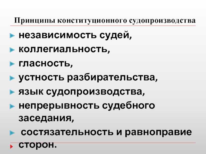 Конституционное судопроизводство