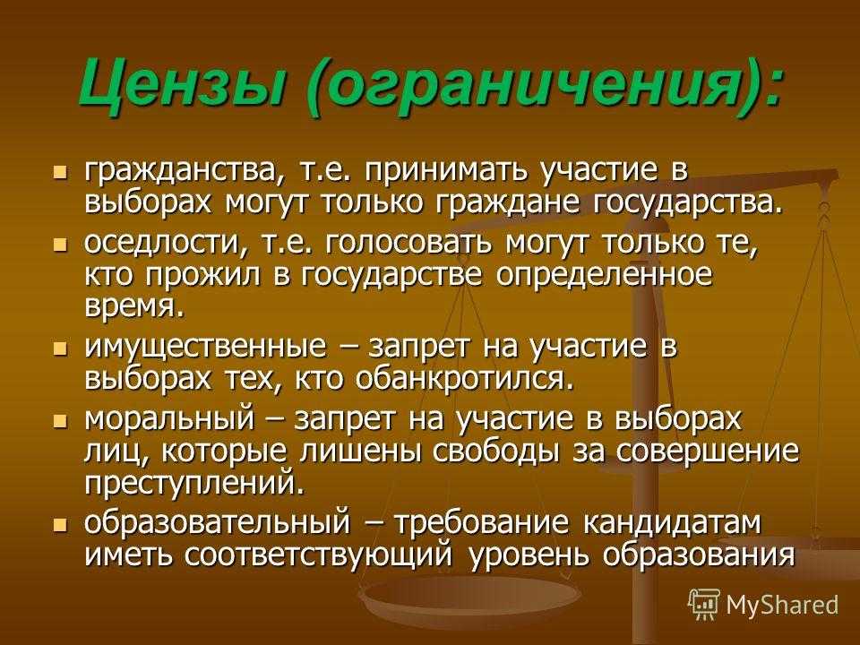 Избирательный ценз