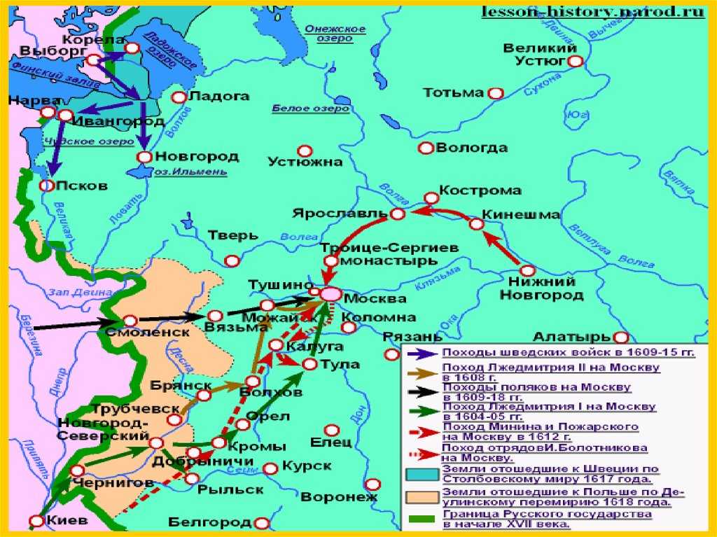 Последствия и итоги смутного времени в россии в 17 веке кратко в таблице. 7 и 10 класс.
